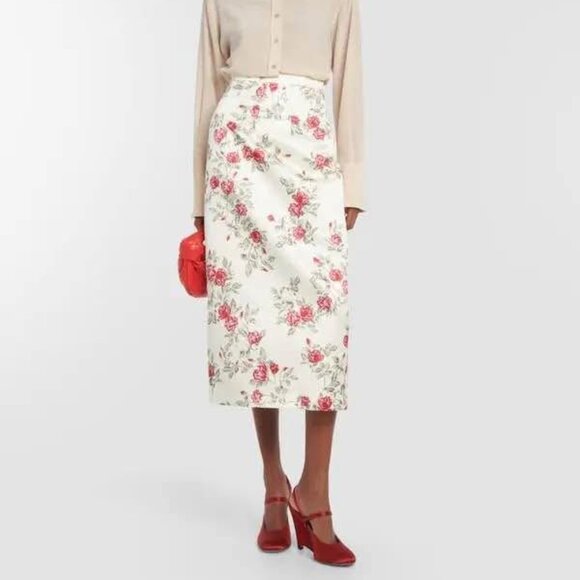 Gorgeous Emilia Wickstead Lorinda floral pencil skirt Size 6 - Picture 1 of 10